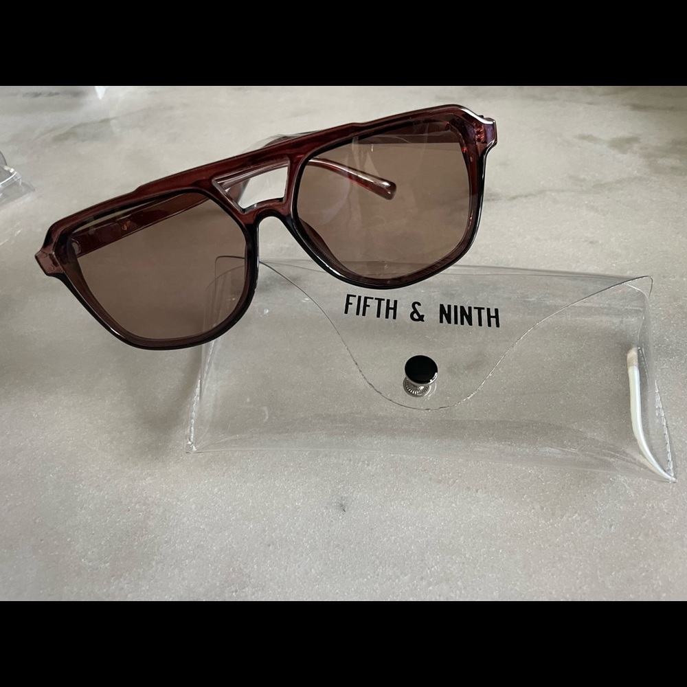 Brown tinted sunglasses